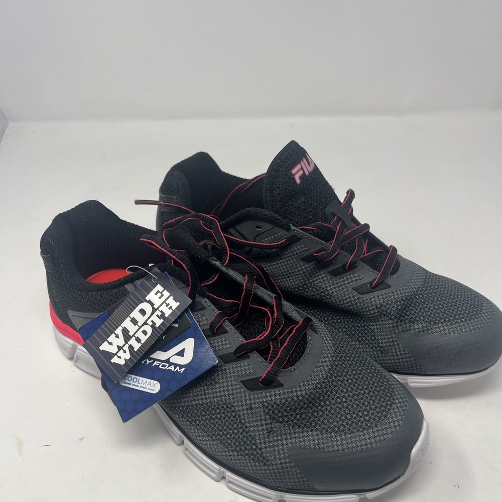 FILA Womens CoolMAX Memory Foam 5RW00526-059 Running Shoes Sneakers Size 10 NEW!